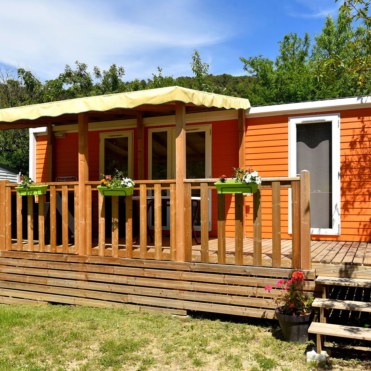 Camp-site's mobile homes