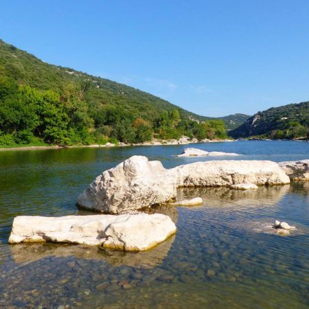 De rivier de Ardèche
