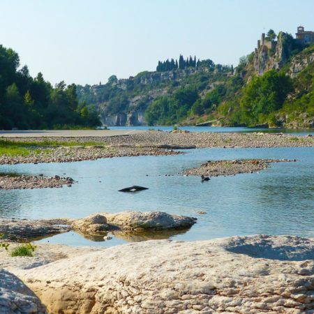 De rivier de Ardèche